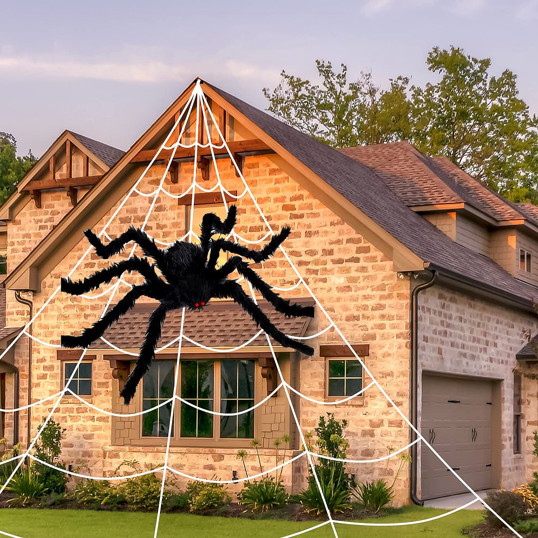 Halloween Giant Spider Decorations - vzzhome
