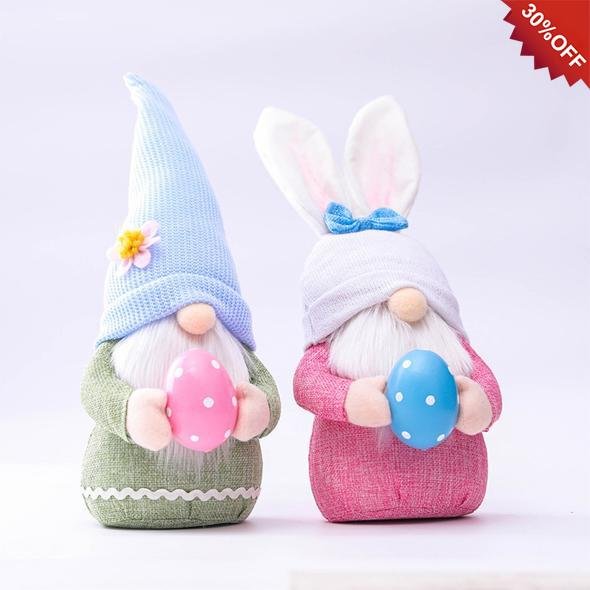 Easter Plush Gnome Doll With Lovely Eggs For Present And Decoration、、sdecorshop