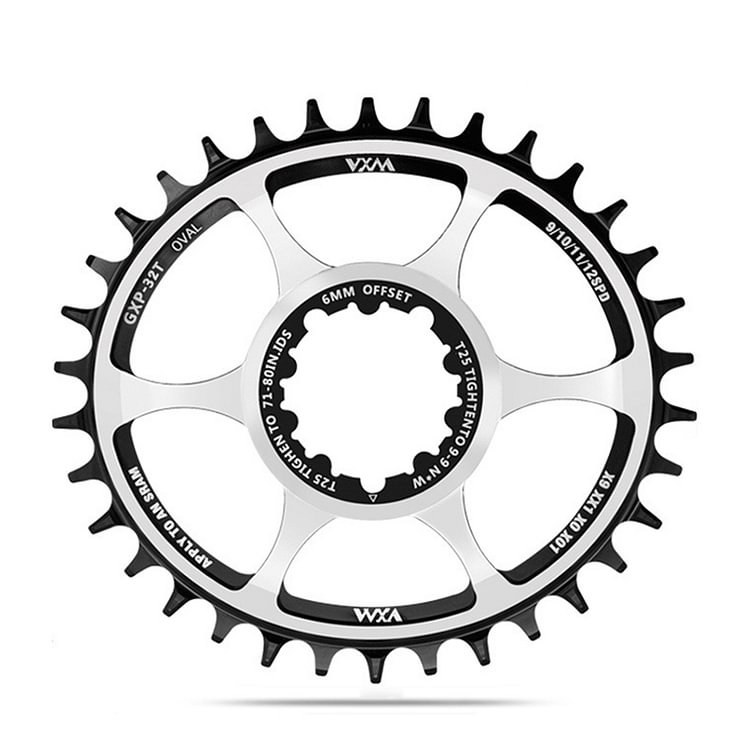 MTB Bike Chainwheel 32T/34T/36T Bicycle Chainring for GXP Single Disc Tray
