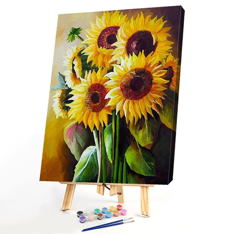 40*50CM - Paint By Numbers - Sunflowers