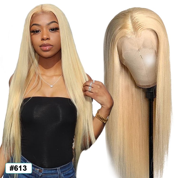 HD Melted Lace Wig丨8-30 Inches Golden Straight Hair丨13x4x1 Ultra Thin Seamless Lace Wig That Fits To The Scalp