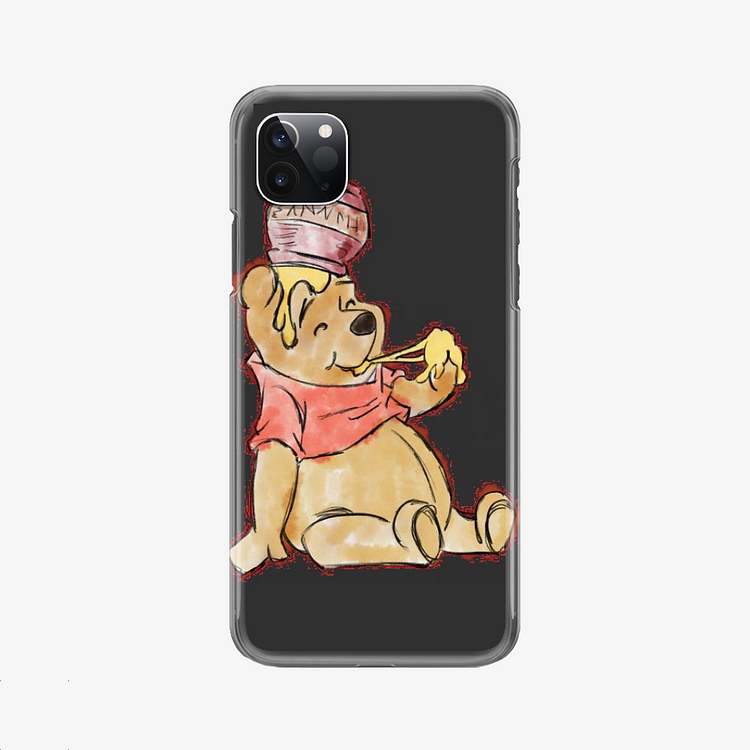 Pooh Bear Watercolor, Winnie the Pooh iPhone Case