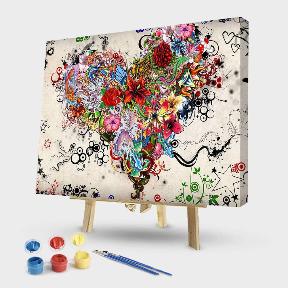 Love Heart Paint By Numbers 40x50cm   36be09017689dde639735afd68c8ace9 1080x Nw 