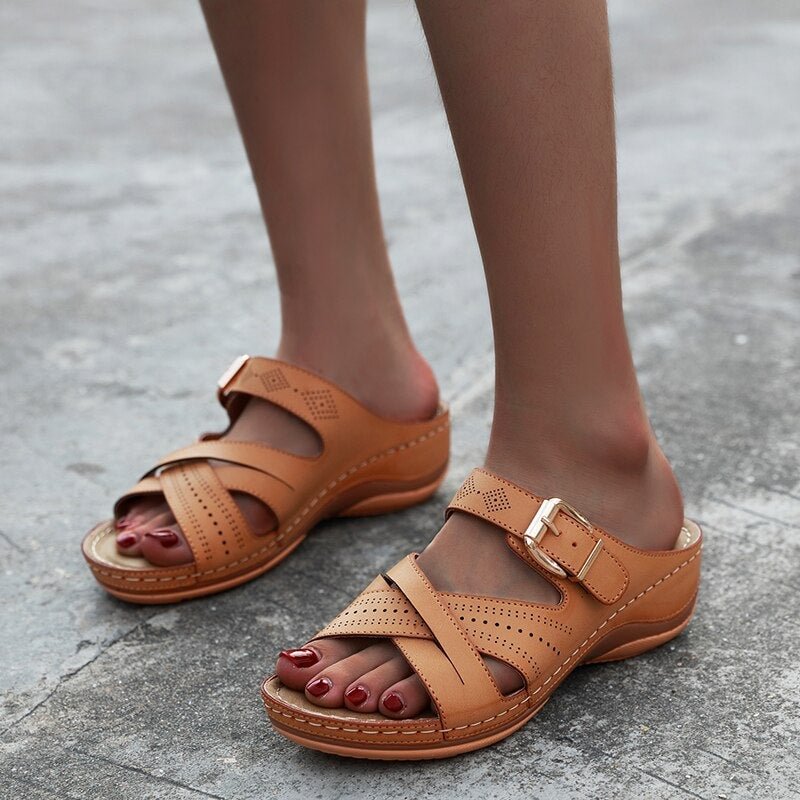 Summer women slippers Rome Retro casual shoes