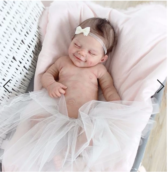  [Children Reborn Gift] [SALE⚡]20'' Realistic Teresa Truly Sleeping Reborn Baby Girl Doll with Heartbeat💖 & Sound - Reborndollsshop.com®-Reborndollsshop®