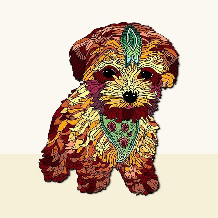Short-Haired Dog Wooden Jigsaw Puzzle