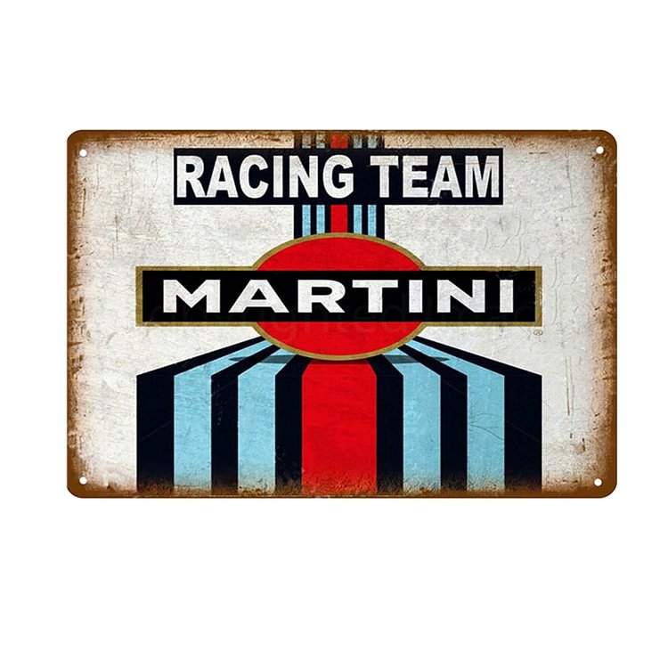 Motor Car Racing Team - Vintage Tin Signs