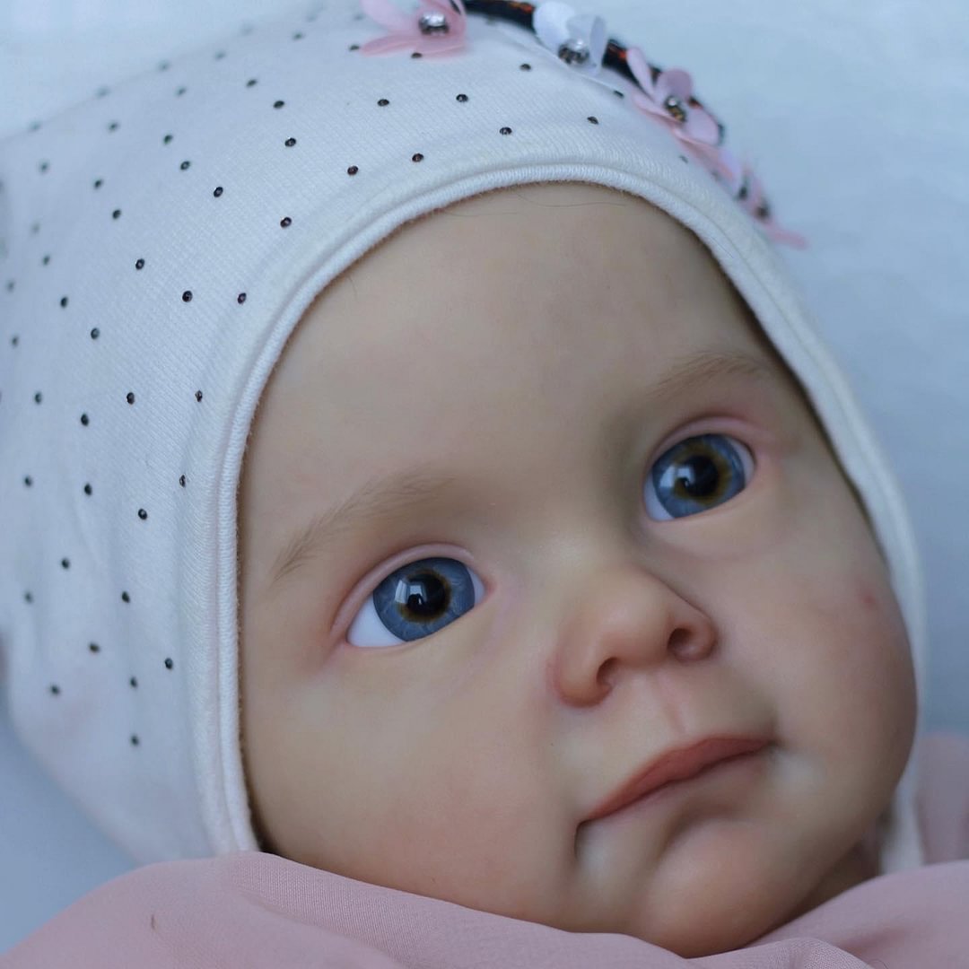 17" or 22" Lifelike Baby Doll Poseable and Weighted, Reborn Baby Girl Doll Bansily Realistic Toys Gift