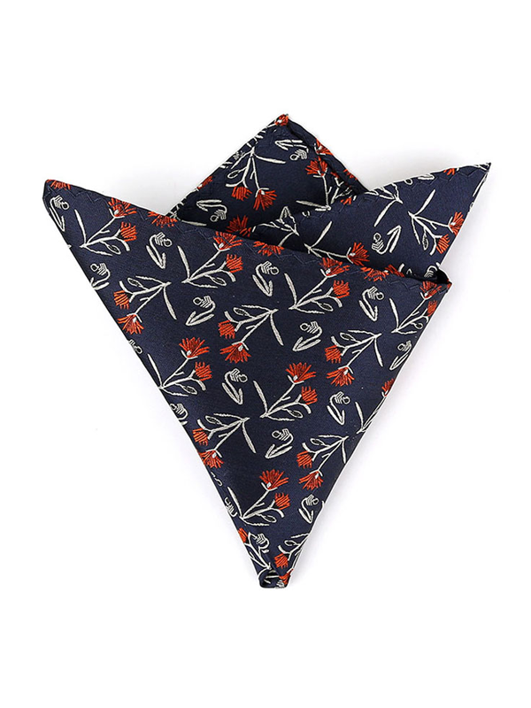 Pochette de costume en soie de motif imprimé haut de gamme pour hommes-Soieplus