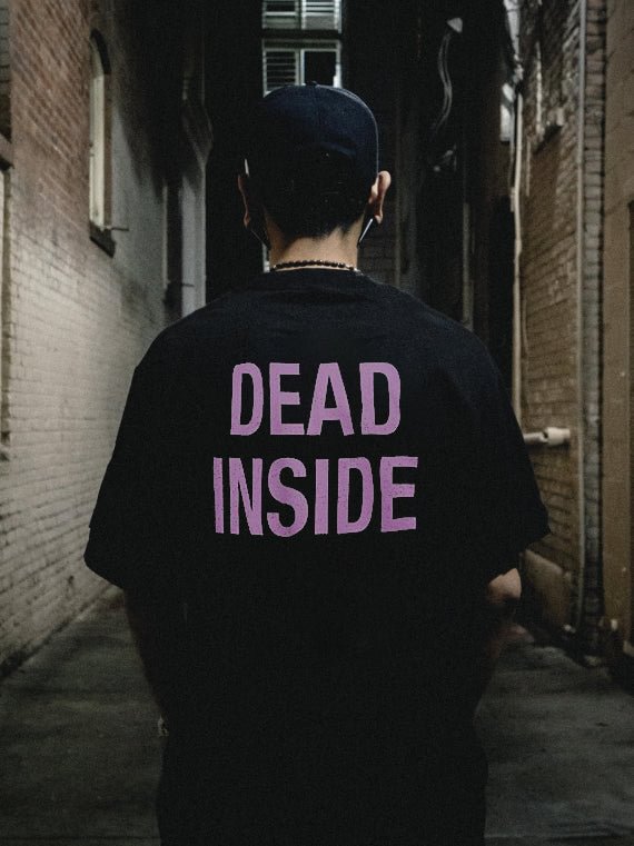 Dead Inside Printed Men's T-shirt - Krazyskull