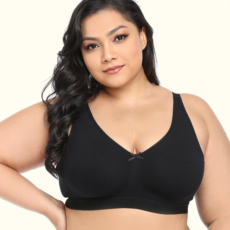 Plus Size Push Up Thin Bra BCDEF Cup