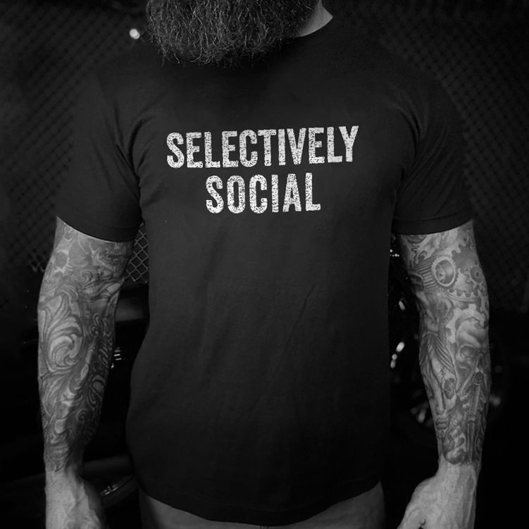 Livereid Selectively Social Men's T-shirt - Livereid