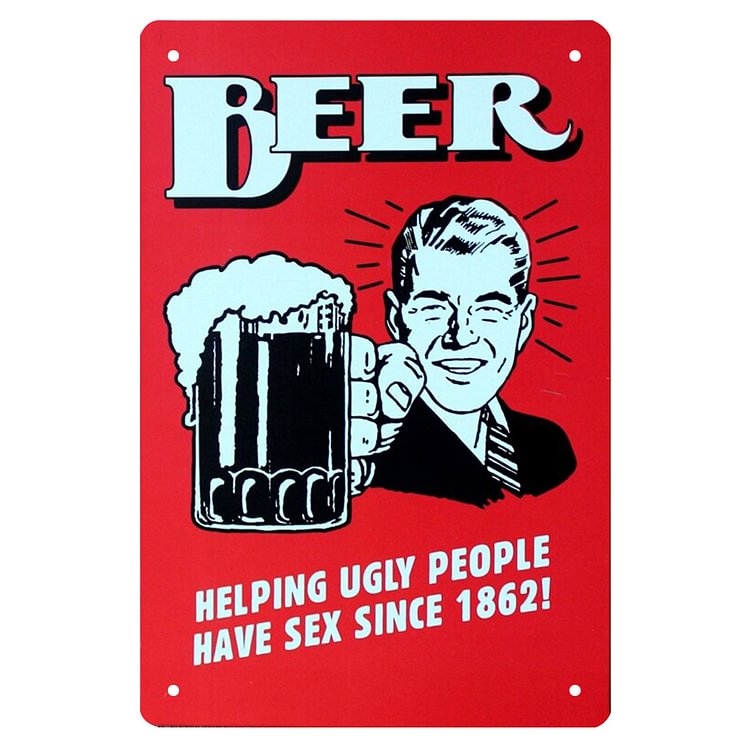 Beer All  a Man Needs Cheers - Vintage Tin Signs/Wooden Signs - 20x30cm & 30x40cm
