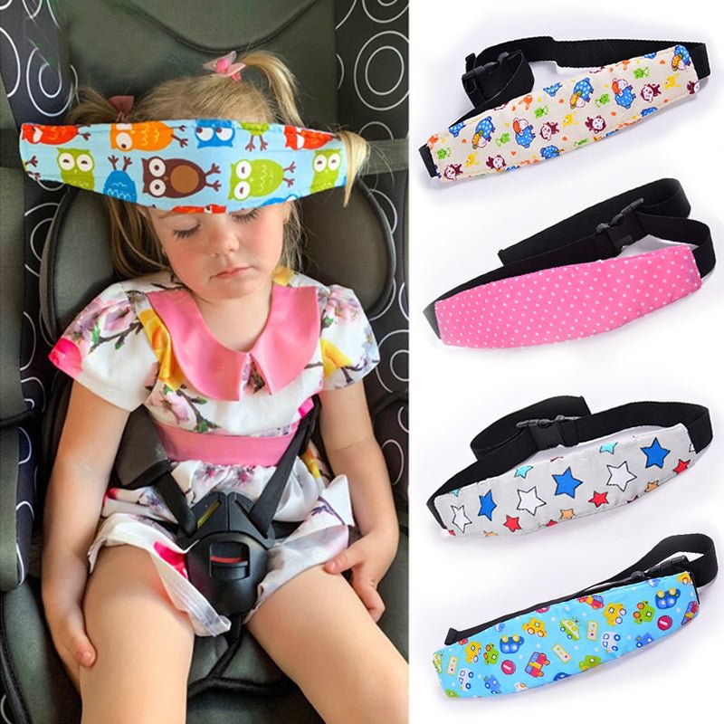 Child Car Seat Head Support & Neck Protection Band - vzzhome