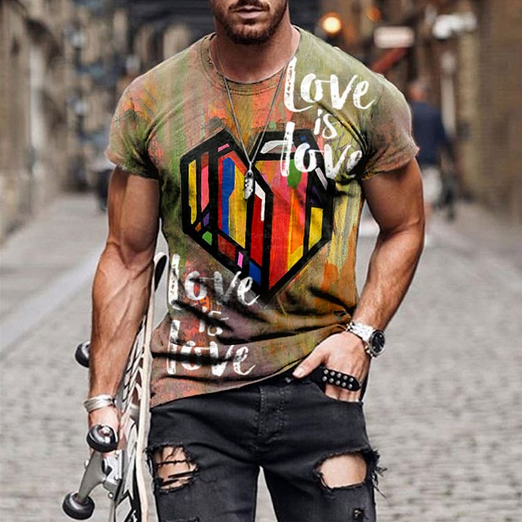 BrosWear Street Fashion Love Is Lovet T Shirt
