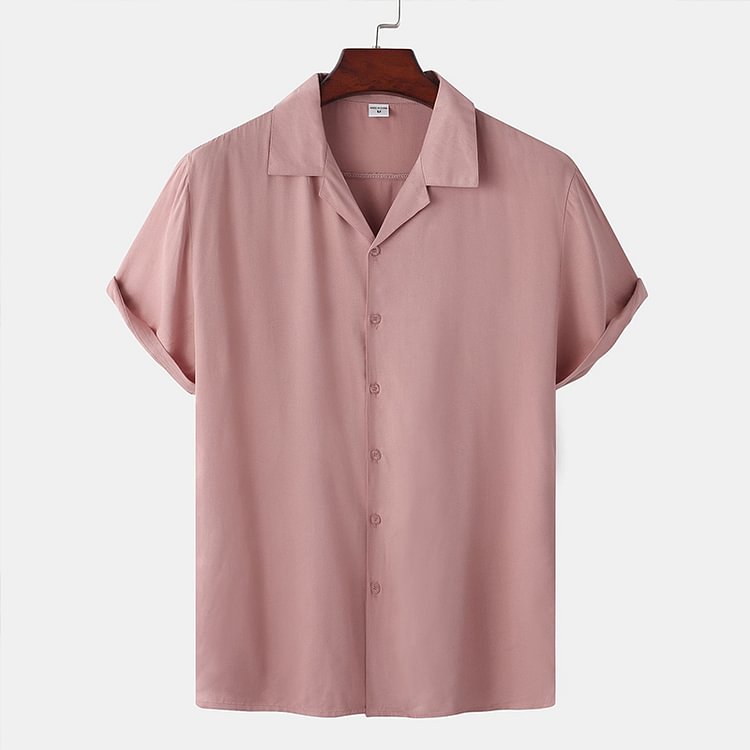 BrosWear Fashion Leisure Comforable Short Sleeve Shirt