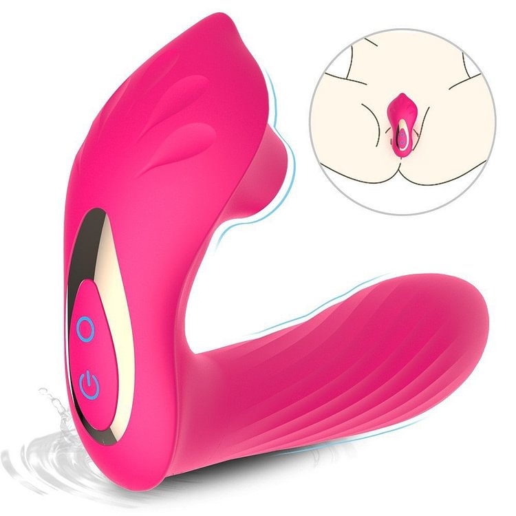 Wearable G-Spot Vibrator with Suction