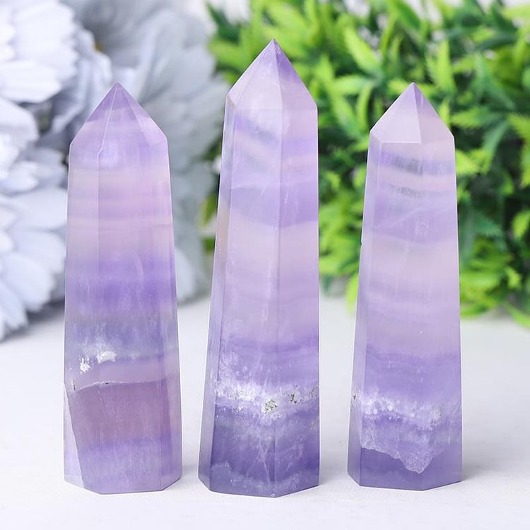 2.4"-4.5" Flourite Crystal Towers Points Bulk Crystal wholesale suppliers