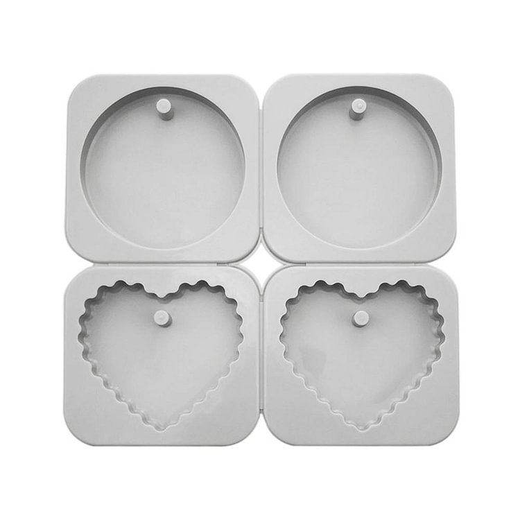 4pcs Heart Silicone Mold - Baking