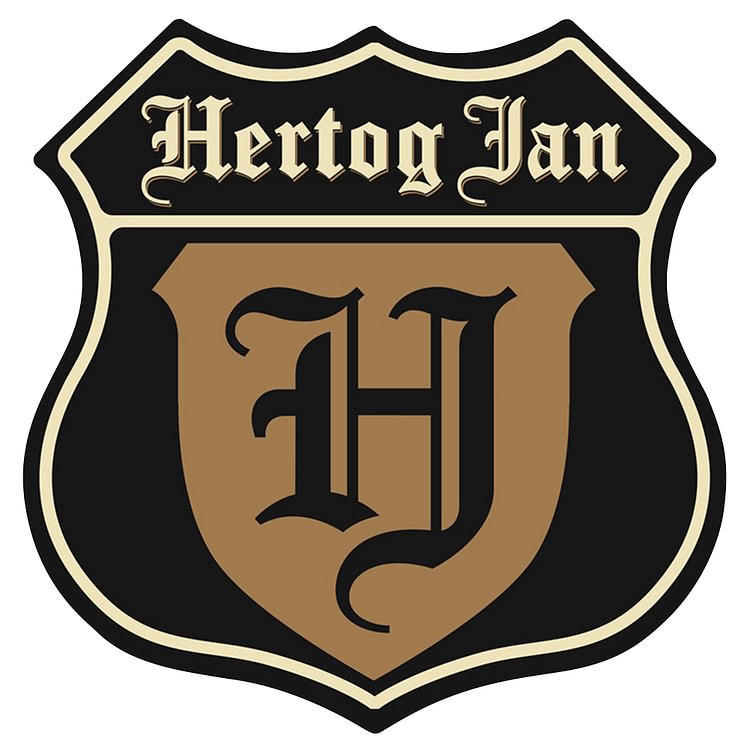 Hertog Jan - Shield Shape Tin Sign - 30*30CM