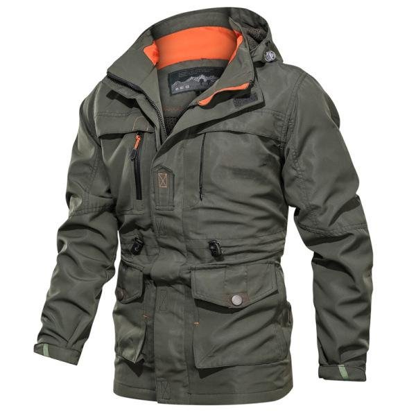Mens Outdoor Windproof And Rainproof Multi-pocket Jacket / [viawink] /