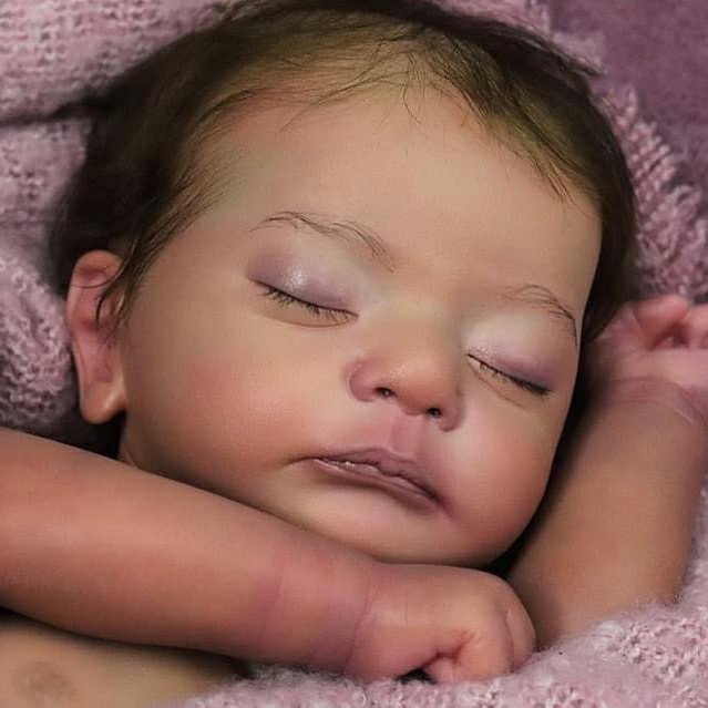 17" Lifelike Hand-painted Reborn Sleeping Little Boy Jaxon