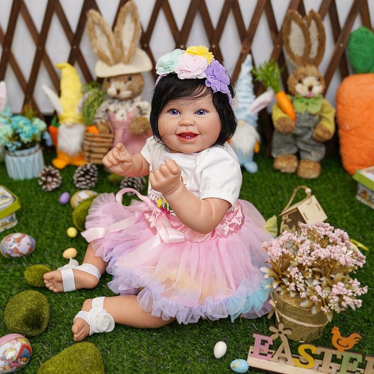  20 Inches Realistic Cute Reborn Baby Doll Girl Named Luna Best Gifts Idea with Accessories - Reborndollsshop.com-Reborndollsshop®