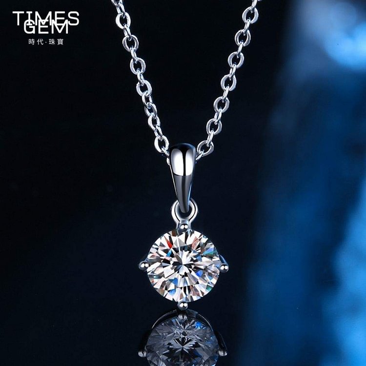 Times Gem Classic 4 Claws Necklace-TIMES GEM