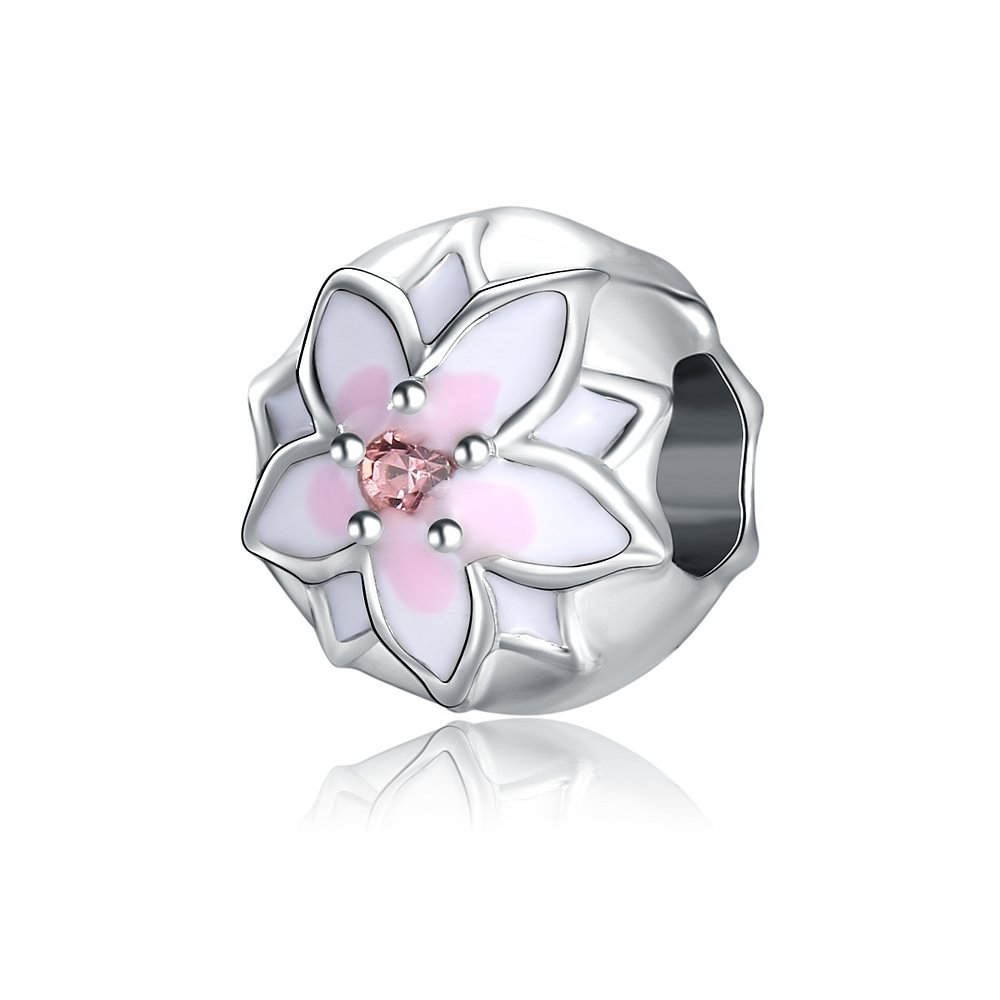Pink Magnolia Charm Bracelet Accessories