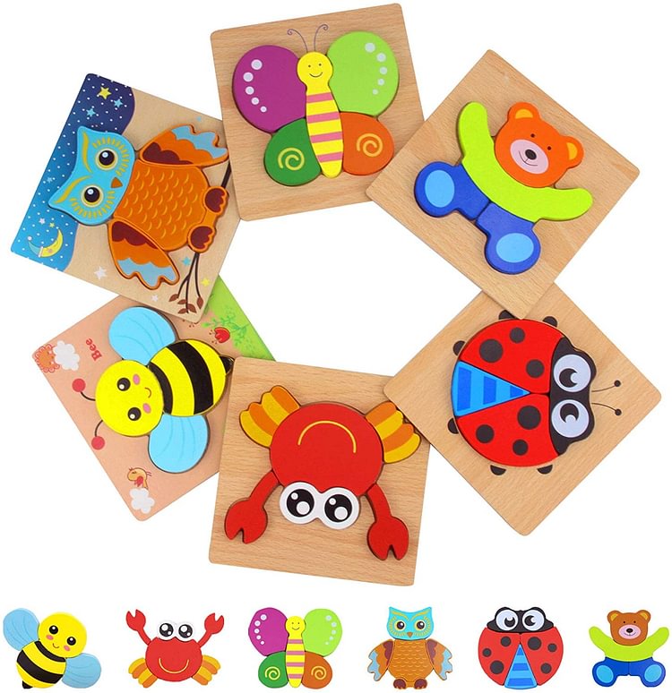 Best Seller: Montessori Puzzles 6 PACK-Mayoulove