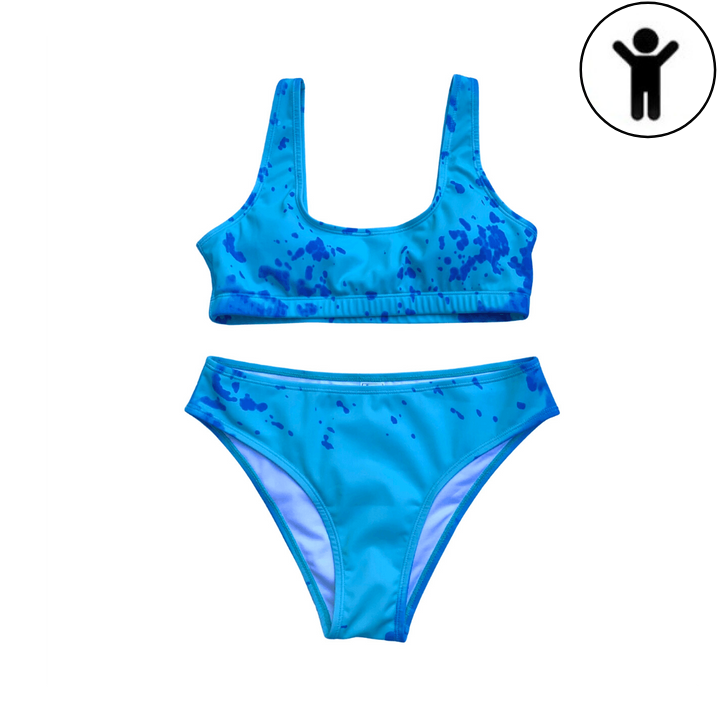 Kid's Color Changing Two Piece Set - Grenn & Blue