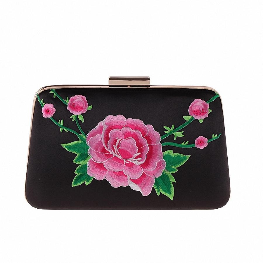 Vintage Embroidery Women Evening Bag-VESSFUL