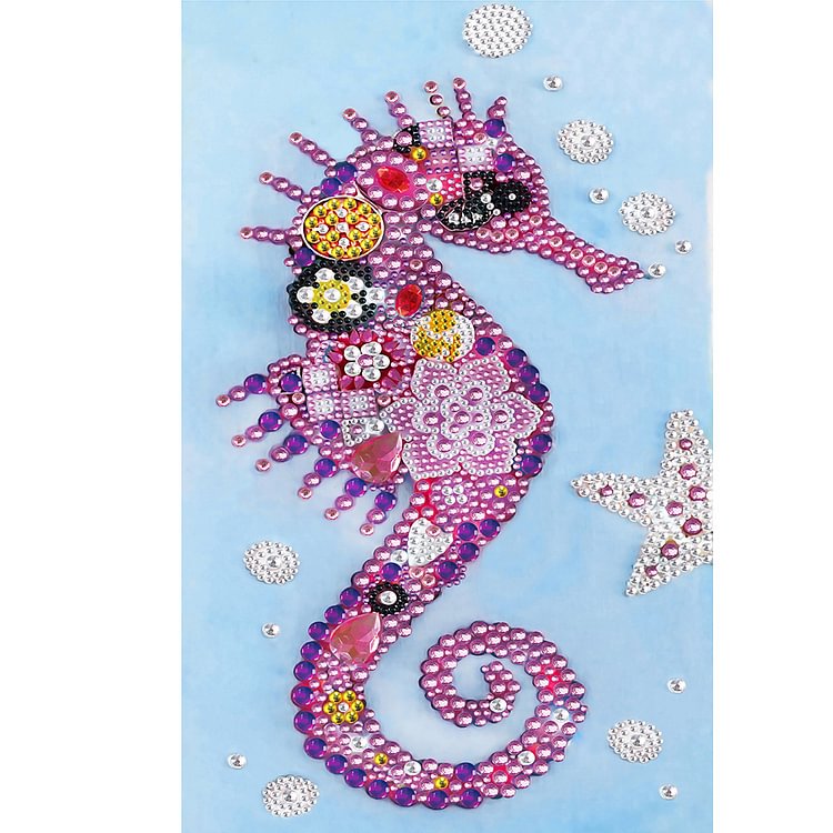 Hippocampus - Special Shaped Drill Diamond Painting - 25*40cm(Canvas)