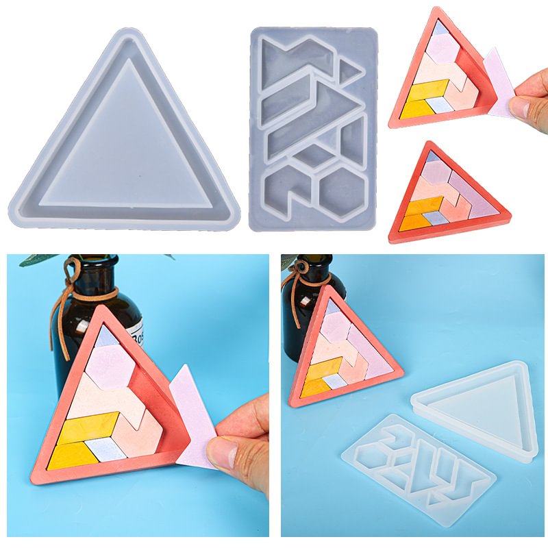 Triangle Puzzle Resin Mold