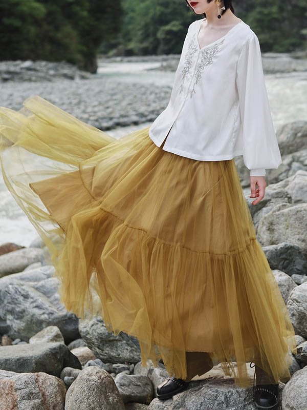 Original A-Line Gauze Skirt