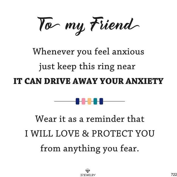 S925 Drive Away Your Anxiety Fidget Rings - For Others