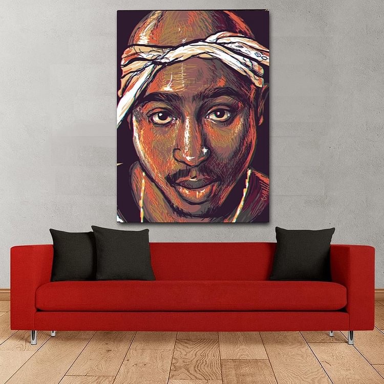 2Pac Tupac Classic Canvas Art