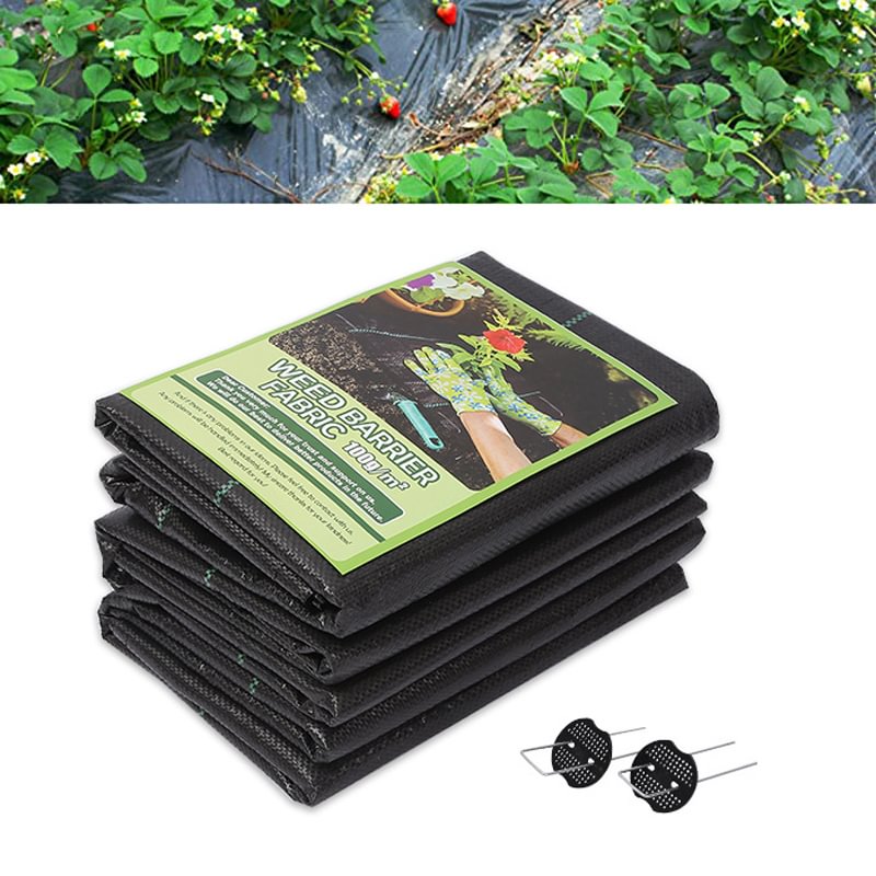 Garden Weed Barrier Landscape Fabric, Premium Weeds Control for Flower Bed, Pavers and Other Outdoor Projects--Bstol