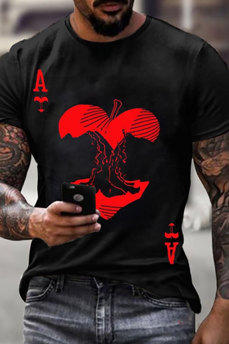 Tiboyz Personalized Print Men's Short Sleeve T-Shirt