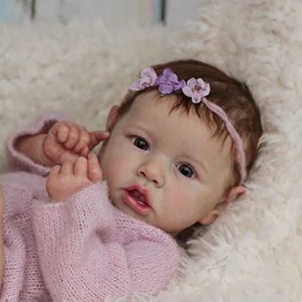 [Flash Sale]12'' Realistic Sweet Reborn Baby Girl Full Silicone Doll Spring by Creativegiftss® 2022 -Creativegiftss® - [product_tag]