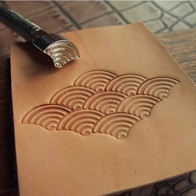 Leather Stamp Tool-Wave