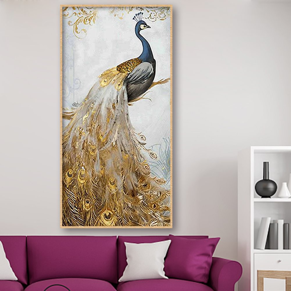 Diamond Painting - Full Round - Peacock (85*45cm)