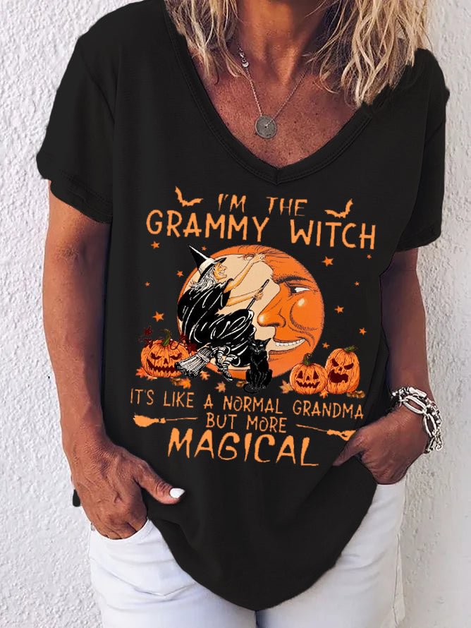 I’m The Grammy Witch Magical Black T-Shirt