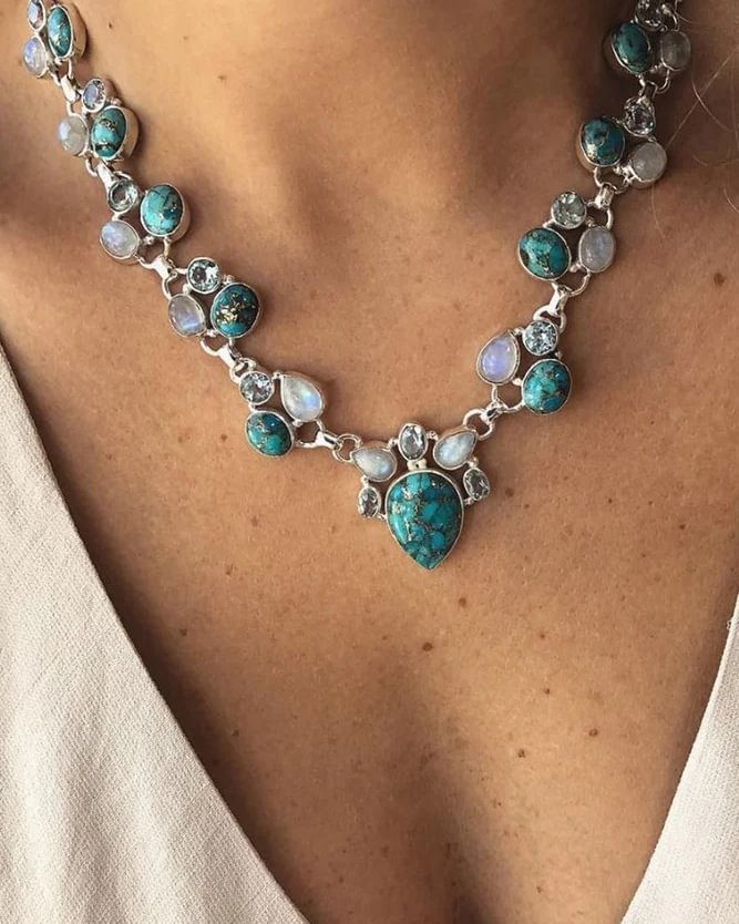Vintage Turquoise Necklace Accessories