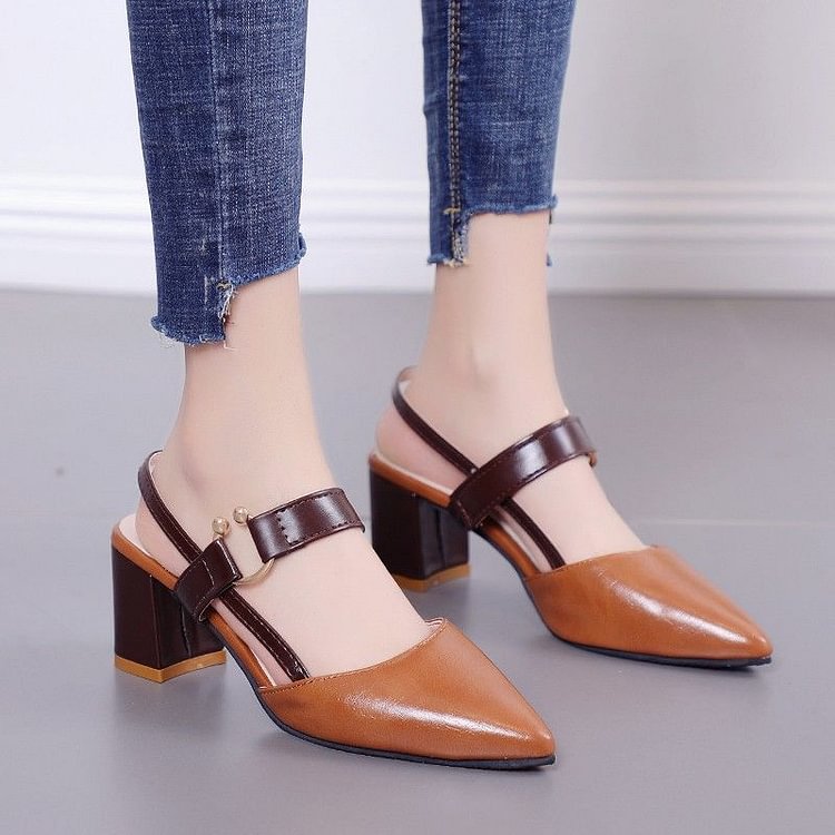 New Fashion Chunky Heel Sandals
