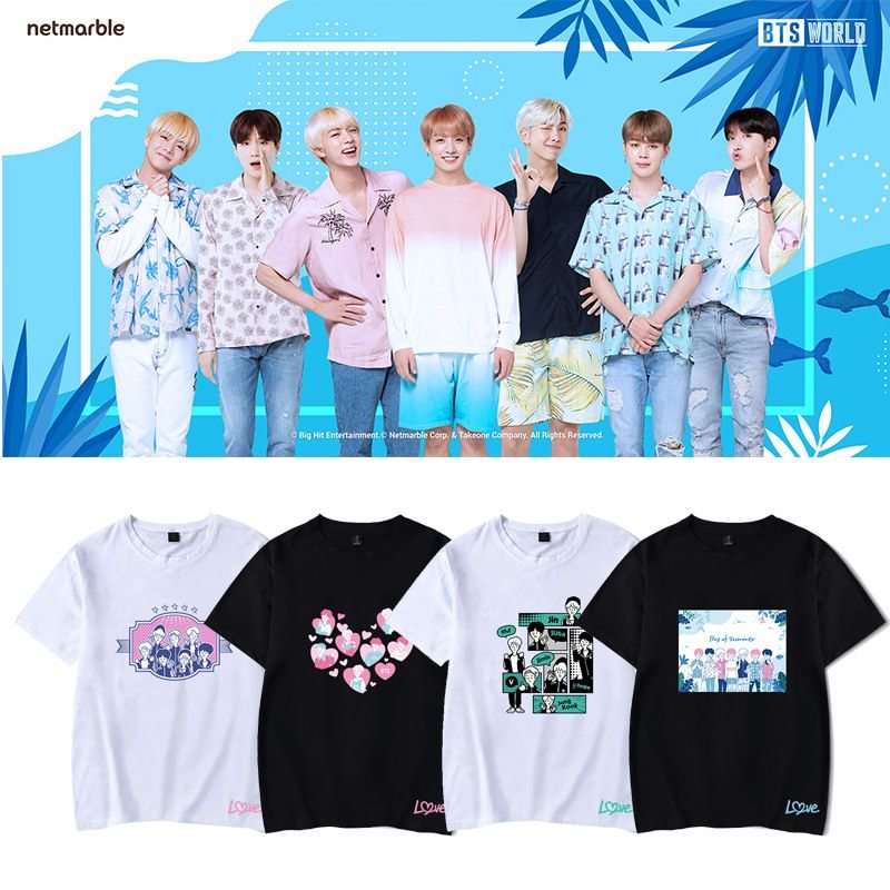 방탄소년단 World Summer Cute T-shirt