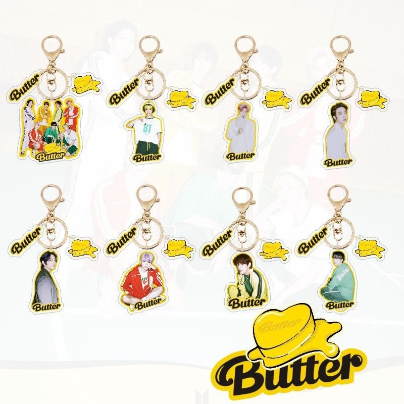 방탄소년단 Butter Member Keychain