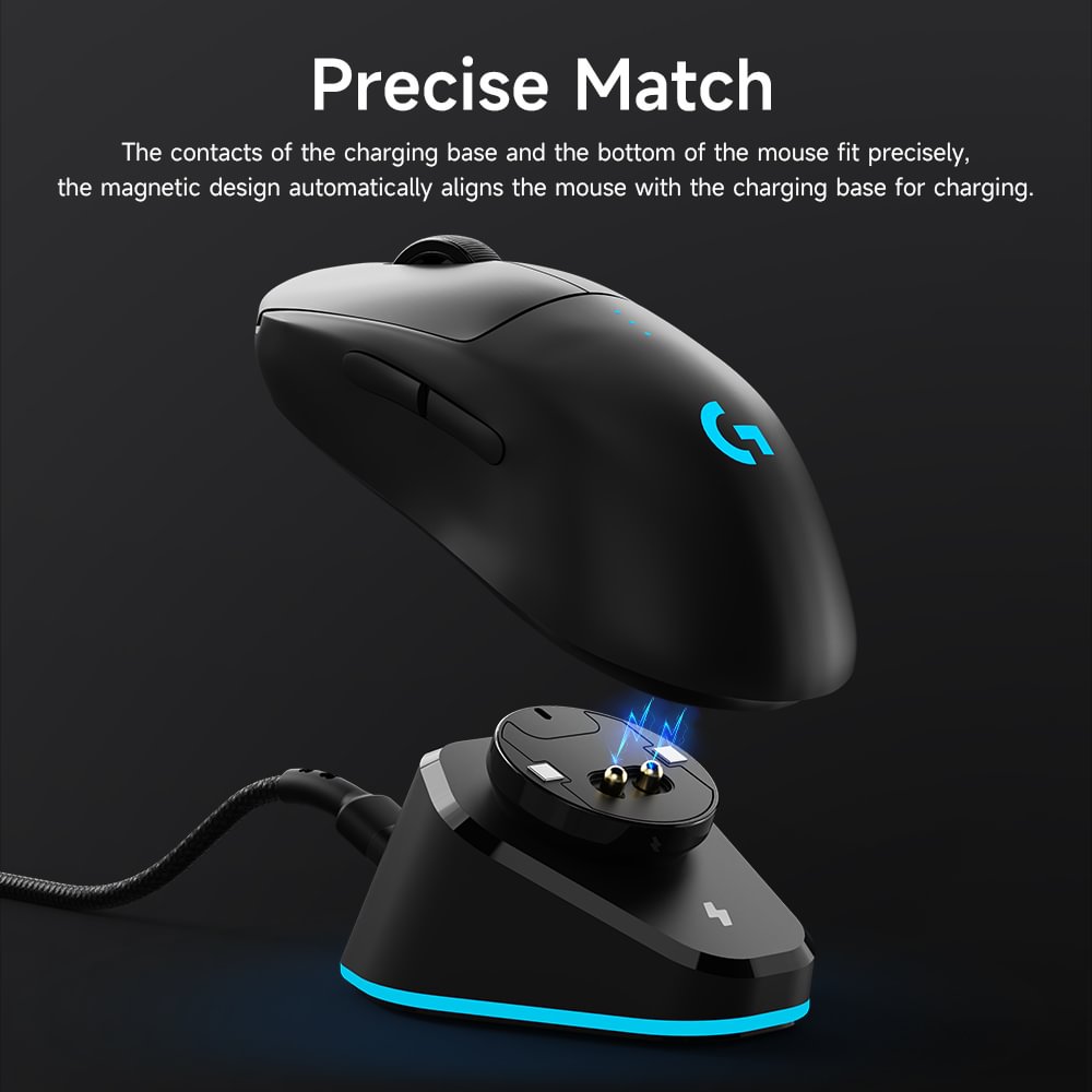 Mouse Wireless Charger for Logitech G Pro X Superlight G502 lightspeed