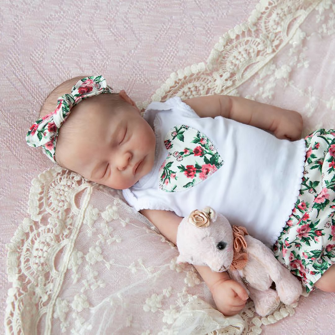 Handmade Newborn Baby Girl 20" Realistic Soft Silicone  Reborn Baby Doll,Creative Gift By 2022