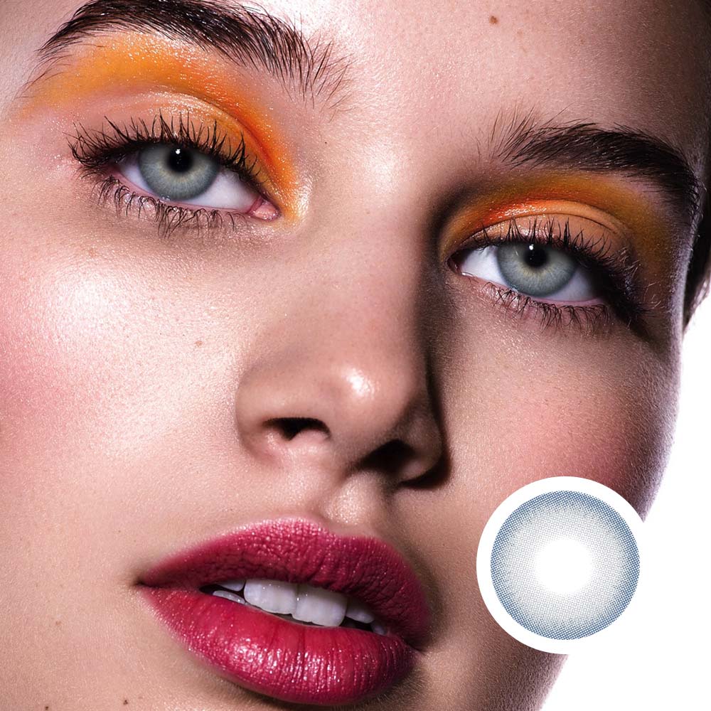 NEBULALENS Muppets Sweetheart Blue Yearly Prescription Colored